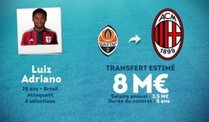 Officiel : Luiz Adriano signe au Milan AC !