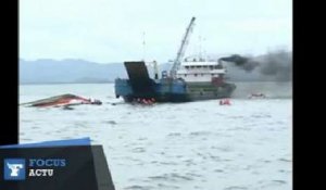 Philippines : le naufrage d'un ferry fait près de 40 morts