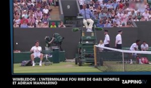 Wimbledon : L'incroyable fou rire de Gaël Monfils et Adrian Mannarino