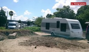 Saint-Martin-des-Champs (29). 200 caravanes de gens du voyage s'installent sans autorisation