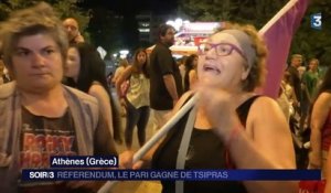 Grèce : les partisans du "non" fêtent la victoire