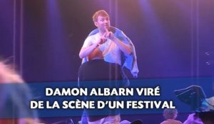 Damon Albarn viré de la scène d'un festival