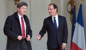 «Fourbe», «menteur», «bravo» : dix phrases de Mélenchon sur Hollande