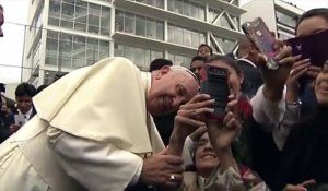 Selfie papal en Equateur