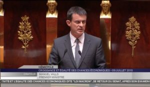 Loi Macron : Valls annonce un troisième 49.3