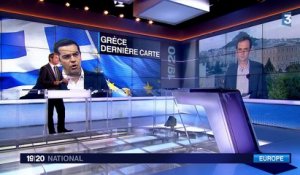 Alexis Tsipras, en position difficile au parlement grec
