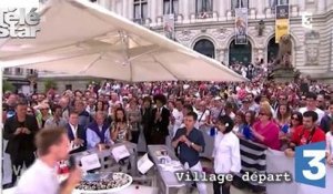 Village départ - Les larmes de Laurent Luyat - Dimanche 12 juillet 2015