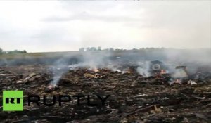 Scène post apocalyptique après le crash du vol MH-17