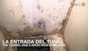 Les détails de l'évasion d'El Chapo, baron de la drogue mexicain - Tunnel de 1,5km de long creusé