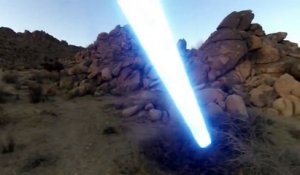 Star Wars: Un jedi se filme avec une GoPro