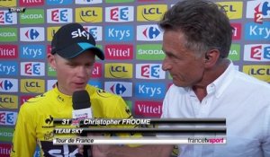 VIDÉO - Christopher Froome : "Je ne suis pas surpris par Van Garderen"