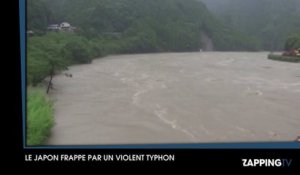 Typhon au Japon : Deux morts, des dizaines de blessés et d’énormes inondations