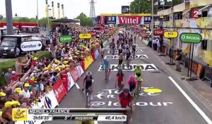 Tour de France : le sprint final de l'Allemand André Greipel lors de la 15e étape à Valence