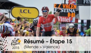 Résumé - Étape 15 (Mende > Valence) - Tour de France 2015