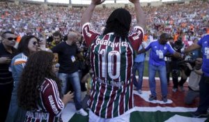 Ronaldinho présenté au Maracana