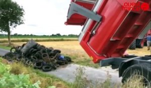 Agriculteurs en colère. L'accès au Mont Saint-Michel est bloqué