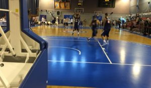 Entraînement de l'équipe de France de basket