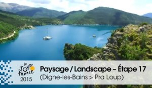 Paysage du jour / Landscape of the day - Étape 17 (Digne-les-Bains > Pra Loup) - Tour de France 2015