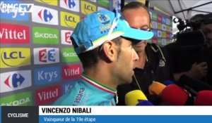 19e étape - Nibali : "J'ai trouvé les ressources pour m'imposer"