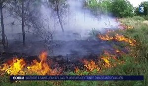 Gironde : des centaines d'évacuations après un énorme incendie