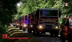 Incendie en Gironde : les pompiers mènent "un combat permanent" contre les flammes