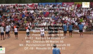 Mène 7, finale France Quadrettes 2015, Sport Boules, Saint-Denis-lès-Bourg 2015