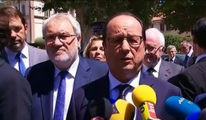 Saisie de cannabis dans les Bouches-du-Rhône : François Hollande loue le "sang-froid" des policiers