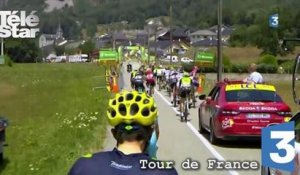 Tour de France : chute devant une voiture