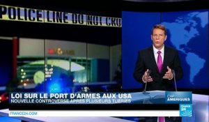 États-Unis : nouvelle controverse sur le port d'armes, après plusieurs tueries