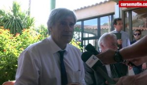 Le Ministre de l'Agriculture Stéphane Le Foll en Corse