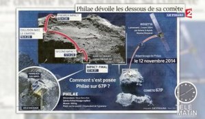 Le robot Philae dévoile les secrets de la comète Tchouri