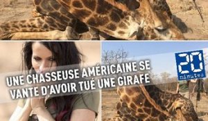 Une chasseuse américaine se vante d’avoir tué une girafe