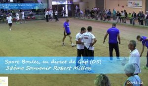 Mène 8, Finale du 38ème Souvenir Robert Millon, Sport Boules, Gap 2015