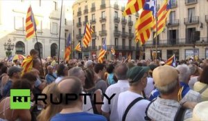 Les Catalans tiennent un énorme rassemblement en soutien à l'indépendance et aux élections anticipées