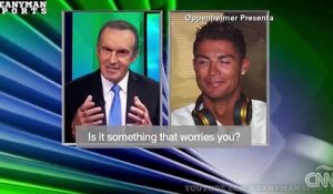 Cristiano Ronaldo quitte une interview de CNN Espagne