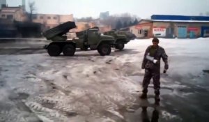 Attaque de missiles sur l'est de l'Ukraine