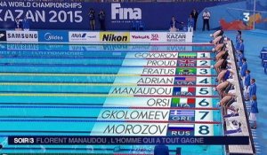 Mondiaux de natation : le Grand Chelem de Florent Manadou
