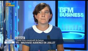 TF1 : de mauvaises audiences en juillet