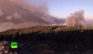 Portugal : des incendies menacent le parc naturel de la Serra da Estrel