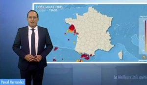 Forte activité orageuse ce week end en France