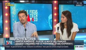 L'amnésie numérique touche plus de 3 millions de Français, selon une étude de Kaspersky: Michaël Dandrieux et Cécile Monteil - 25/08