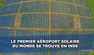 Le premier aéroport solaire au monde se trouve en Inde