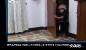 Etat Islamique : Un enfant de trois ans s'entraîne à décapiter sur une peluche