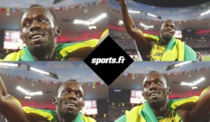 Bolt fauché par un cameraman en Segway !