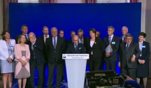Réunion des ministres de l'Intérieur et des transports de neuf pays européens