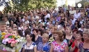 Ukraine : rentrée des classes dans le calme à Donetsk