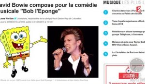 David Bowie compose pour la comédie musicale Bob l'éponge - 2015/09/02