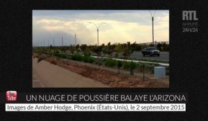 Un gigantesque nuage de poussière balaye l'Arizona