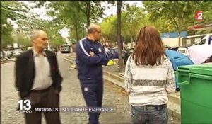 La solidarité s'organise autour des réfugiés de la porte de Saint-Ouen