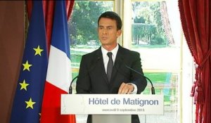 Manuel Valls : "La réforme du marché du travail devra être votée avant l'été 2016"